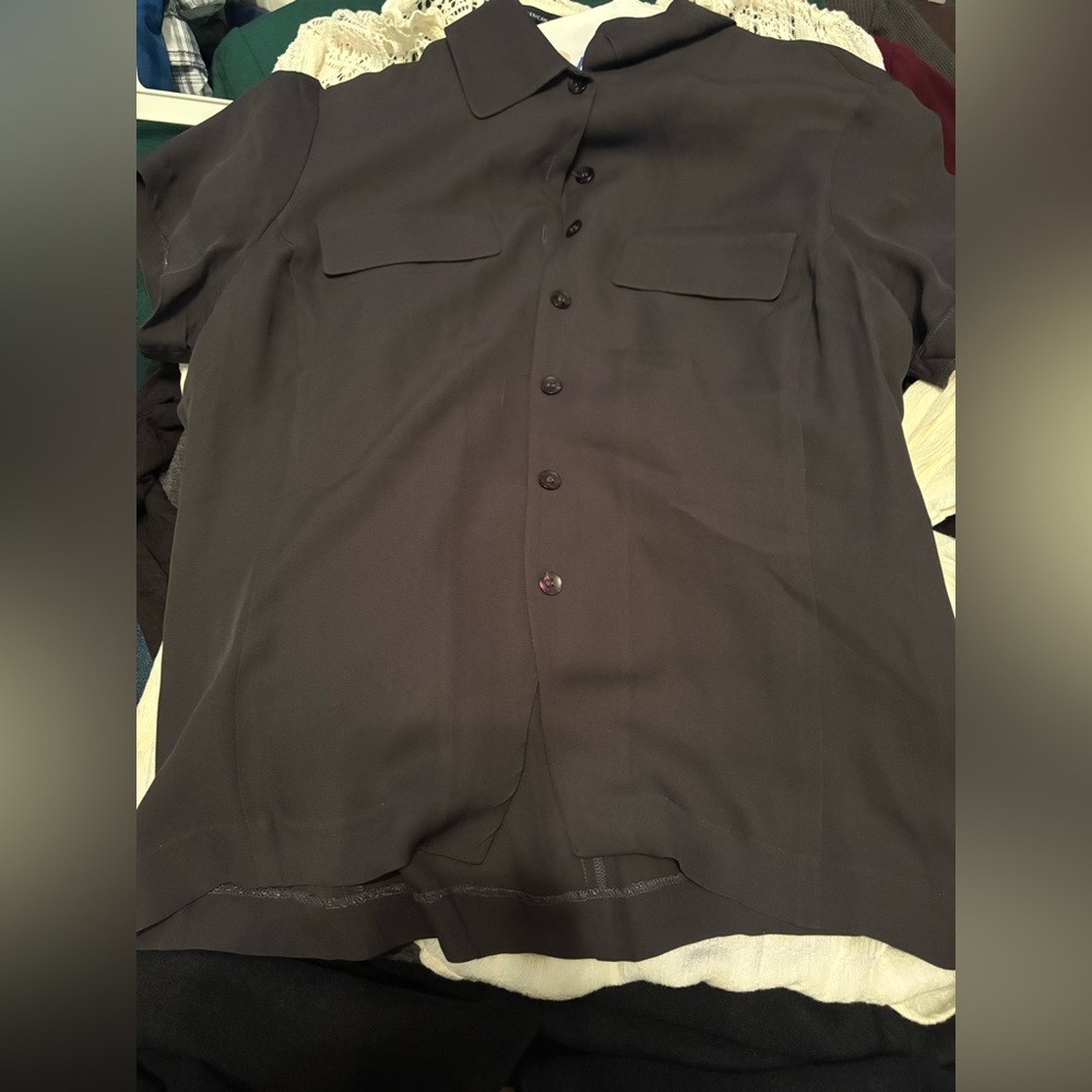 Jones New York Black Crop Top